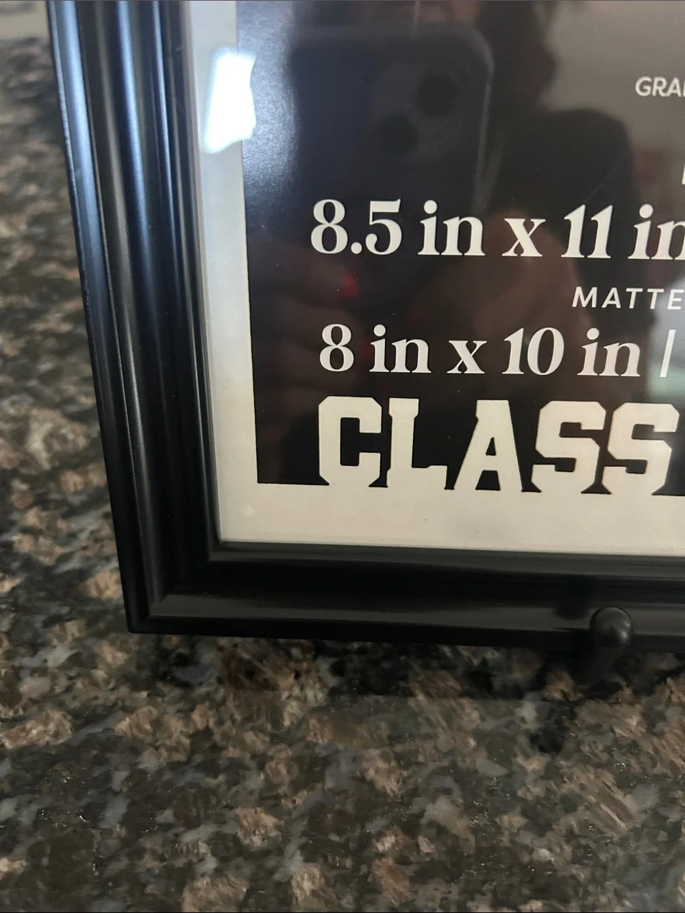 ASHLAND 8x10 BLACK CLASS OF 2026 MATTEE WALL FRAME NWT